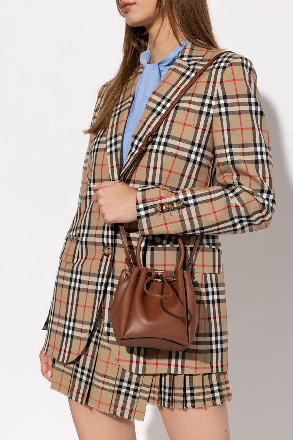 トートバッグ BURBERRY PEONY BUCKET BAG Burberry TB Neutral Peony Monogram Print Bucket Bag | eBay